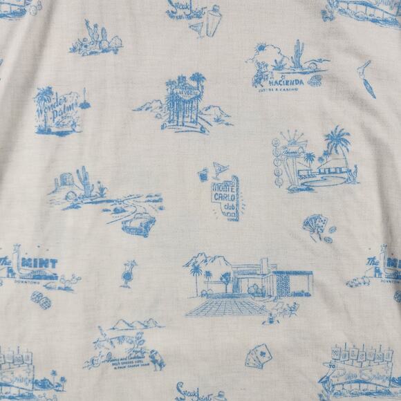 Johnnie-O Top Shelf Beginner's Luck Polo XL White Casino Palm Tree Golf Shirt - Picture 3 of 10